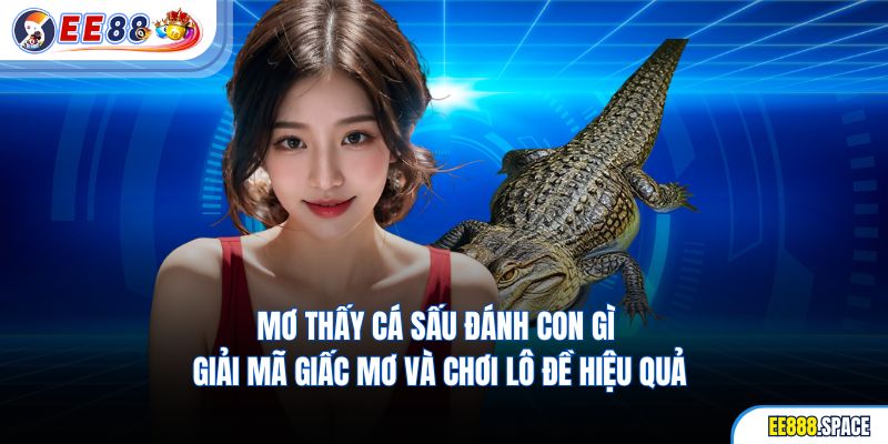 Mơ Thấy Cá Sấu Đánh Con Gì – Giải Mã Giấc Mơ Và Chơi Lô Đề Hiệu Quả